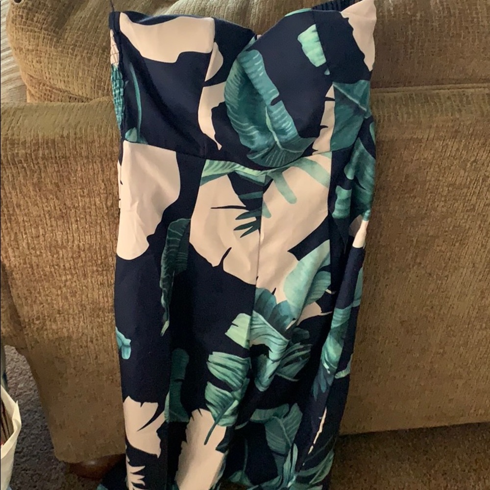 Tropical print Lulus romper